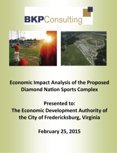 Economic Impact Analysis of the Proposed Diamond Naon Sports