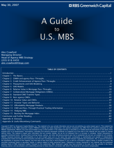 A Guide US MBS - Department of Applied Mathematics & Statistics