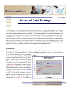 Enhanced Cash Strategy - Redstone Advisors, Inc.