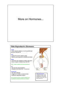 More on Hormones