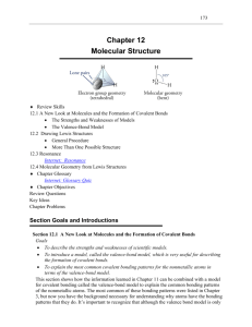 Chapter 12 Molecular Structure