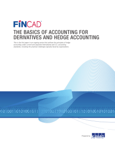 Basics of Accounting for Derivatives and Hedge