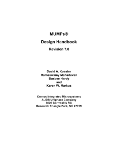 MUMPs® Design Handbook