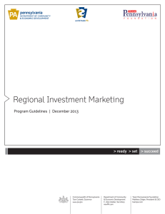 Regional Investment Marketing