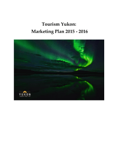 2015-2016 Tourism Marketing plan