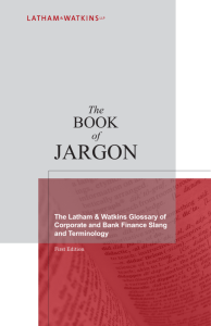 jargon - Latham & Watkins LLP