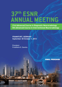 21st Advanced Course in Diagnostic Neuroradiology 5th