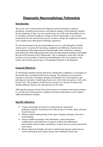 Diagnostic Neuroradiology Fellowship