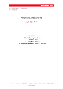 amsterdam report - GARDE Co,.Ltd. Official Website