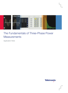 The Fundamentals of Three-Phase Power Measurements