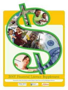 2007 Financial Literacy Supplement