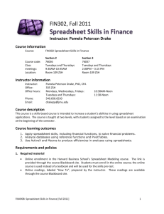 Spreadsheet Skills in Finance - it-educ.jmu.edu