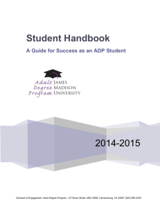 Student Handbook - James Madison University