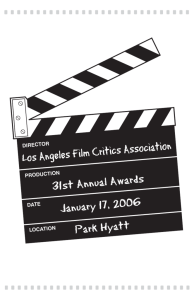 Read the 2005 LAFCA Awards Dinner Program