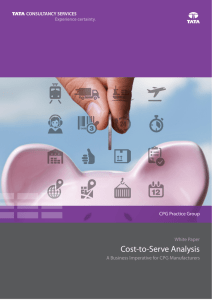 Cost to Serve Analysis