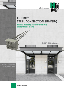 isoPro® type sBm - J & P – Bautechnik Vertriebs GmbH