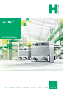 Brochure ISOPRO® steel and wood connections - H