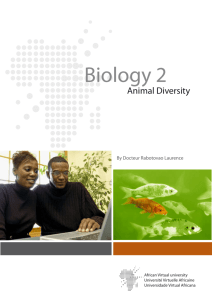 Biology 2: Animal Diversity - OER@AVU