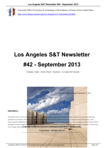 Los Angeles S&T Newsletter #42