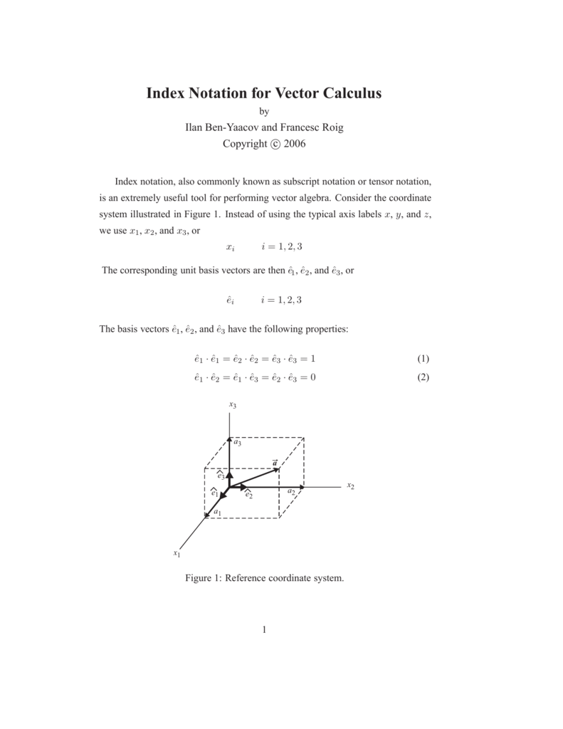 Notation Handout