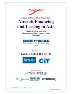 Aircraft Financing and Leasing in Asia