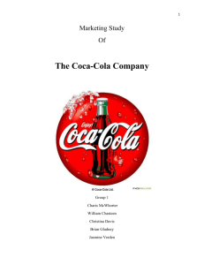 The Coca-Cola Company - Brian L. Gladney's E