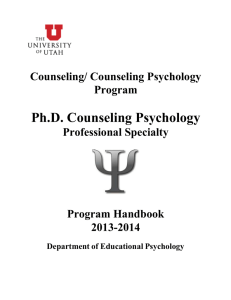 Ph.D. Counseling Psychology