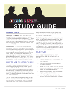 study guide - 3 Girls I Know