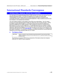 International Standards Convergence