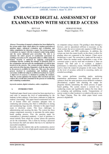 The Enhanced Digital Assessment of Examination with Secured