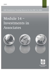 Module 14 – Investments in Associates