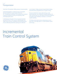 Incremental Train Control System