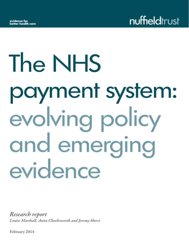 the-nhs-payment-system-evolving-policy-and