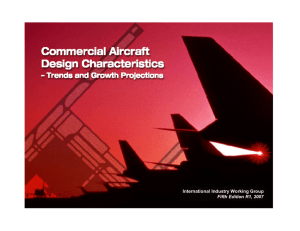 Commercial Aircraft Design Characteristics -- Trends and