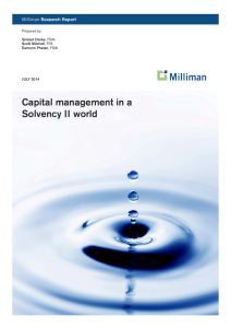 Capital management in a Solvency II world