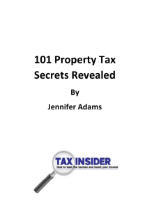 101 Property Tax Secrets Revealed sample chapter