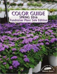 Spring 2016 Plant Sale Catalog