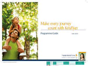 Make every journey count with KrisFlyer