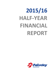 2015/16 Half-Year Financial Report