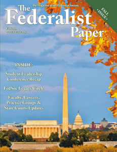 INSIDE: FedSoc Legacy Circle Student Leadership Conference