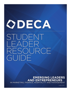 STUDENT LEADER RESOURCE GUIDE