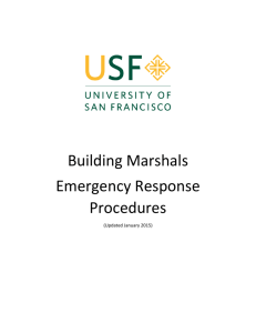 Building Marshals Emergency Response Procedures
