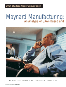 Maynard Manufacturing