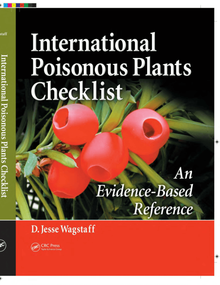 International Poisonous Plants Checklist An Evidence