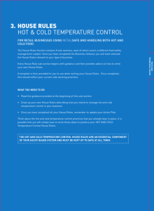 3. house rules hot & cold temperature control