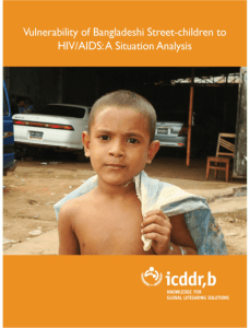 Vulnerability of Bangladeshi Street-children to HIV/AIDS: A