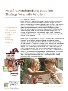 Nestlé's Merchandising Location Strategy Wins