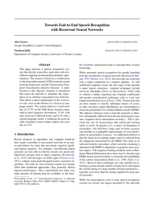 Towards End-to-End Speech Recognition with Recurrent Neural