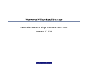 Westwood Village Retail Strategy Report