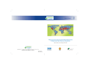 Taking into Account Environmental Water Requirements in Global